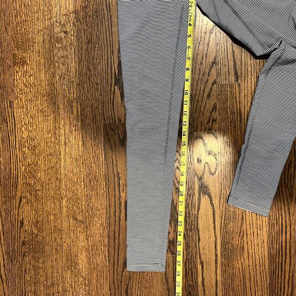 Zella black and white striped women's exercise athletic legging pants - XS - Picture 5 of 11